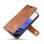 DG.MING 2in1 levehető flip cover tok - iPhone 13 Pro - barna