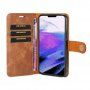 DG.MING 2in1 levehető flip cover tok - iPhone 13 Pro - barna