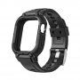 Tartós Armor tok pánttal - Apple Watch 45mm / 44mm / 42mm - fekete