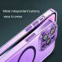 Átlátszó védőtok MagSafe -vel - iPhone 14 Pro Max - lila