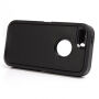 Tartós tok csipesszel szíjra iPhone SE (2016) / 5 / 5S - fekete