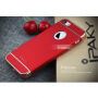 IPAKY elegáns tok iPhone 5 / 5S / SE (2016) - piros-arany