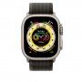 Nylon Trail Loop szíj - Apple Watch Ultra 49mm / 46mm / 45mm / 44mm / 42mm - fekete-szürke