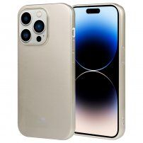 Goospery fényes tok puha műanyagból - iPhone 14 Pro Max - arany