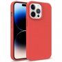 Matt ökológiailag lebomló tok - iPhone 14 Pro - piros