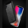 Dizájnos tok elemmel 5500mAh iPhone X - fekete