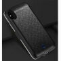 Dizájnos tok elemmel 5500mAh iPhone X - fekete