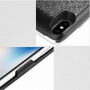 Dizájnos tok elemmel 5500mAh iPhone X - fekete