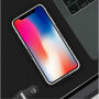 Dizájnos tok elemmel 5500mAh iPhone X - fekete