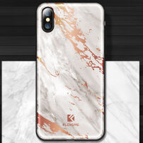 FLOVEME műanyag tok Apple iPhone XS / iPhone X - fehér márvány