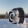 Fém tok kövekkel - Apple Watch Ultra 49mm - rózsaszín-arany