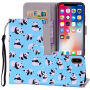 Flip cover tok iPhone XS Max - pandák