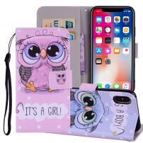Flip cover tok iPhone XS Max - kis bagoly