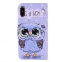 Flip cover tok iPhone XS Max - kis bagoly