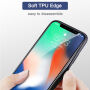 CAFELE luxus tok iPhone XS / iPhone X - sötétkék