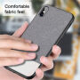 CAFELE luxus tok iPhone XS / iPhone X - fehér-szürke