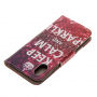 Flip cover tok iPhone XS / iPhone X - Keep calm and sparkle