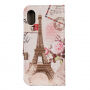 Flip cover tok iPhone XS / iPhone X - Eiffel torony
