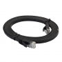 Ethernet CAT-6 kábel RJ45 MacBook - 3 m - fekete