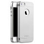 IPAKY elegáns tok iPhone 5 / 5S / SE (2016) - ezüst