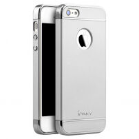 IPAKY elegáns tok iPhone 5 / 5S / SE (2016) - ezüst