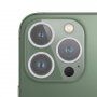 Edzett üveg csillogó keretekkel a kamera lencséjének védelmére - iPhone 13 Pro / 13 Pro Max - ezüst