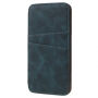 Vintage flip cover tok iPhone XS / iPhone X - kékes-zöld
