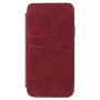 Vintage flip cover tok iPhone XS / iPhone X - piros