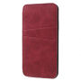 Vintage flip cover tok iPhone XS / iPhone X - piros
