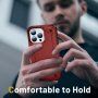 Szuper tartós védőtok - iPhone 14 Pro Max - piros