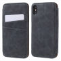 Vintage flip cover tok iPhone XS / iPhone X - szürke