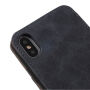 Vintage flip cover tok iPhone XS / iPhone X - szürke