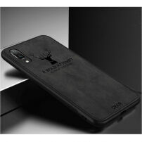 Védő tok textil felülettel iPhone XS / iPhone X - fekete
