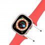 Szilikon szíj fém mágneses rögzítéssel - Apple Watch 42mm / 41mm / 40mm / 38mm - kék