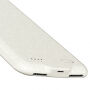 BASEUS dizájnos tok 5000mAh elemmel Apple iPhone SE (2020/2022) / 8 / 7 - krémszínű