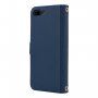 Flip cover tok toll-stílusú pánttal - iPhone 7 Plus / 8 Plus - kék
