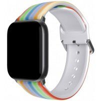 Mintás szíj - Apple Watch 42mm / 41mm / 40mm / 38mm - szivárvány