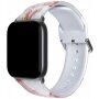 Mintás szíj - Apple Watch 42mm / 41mm / 40mm / 38mm - rózsaszín márvány