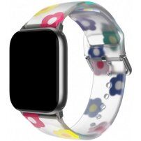 Mintás szíj - Apple Watch 42mm / 41mm / 40mm / 38mm - virágok