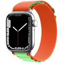 Nylon Alpesi pánt - Apple Watch 42mm / 41mm / 40mm / 38mm - narancssárga-zöld