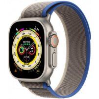 Nylon Trail Loop szíj - Apple Watch 42mm / 41mm / 40mm / 38mm - kék-szürke
