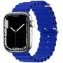 Szilikon óceán szíj - Apple Watch 42mm / 41mm / 40mm / 38mm - kék