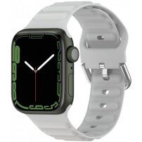 Ocean Ripple szilikon szíj - Apple Watch 42mm / 41mm / 40mm / 38mm - szürke