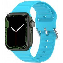 Ocean Ripple szilikon szíj - Apple Watch 42mm / 41mm / 40mm / 38mm - kék