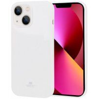 Goospery fényes tok puha műanyagból - iPhone 14 - fehér