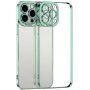 Transzparens tok galvanizált éllekkel - iPhone 14 Plus - mentazöld