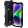 R-Just szuper tartós fém "Armor" tok - iPhone 14 - fekete