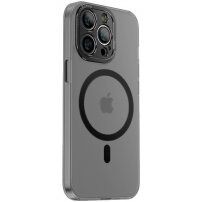 Átlátszó védőtok MagSafe -vel - iPhone 14 Pro Max - szürke