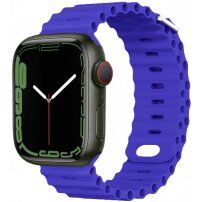Oceán szíj tűs rögzítéssel - Apple Watch 42mm / 41mm / 40mm / 38mm - kék