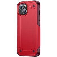 Szuper tartós védőtok - iPhone 14 Plus - piros